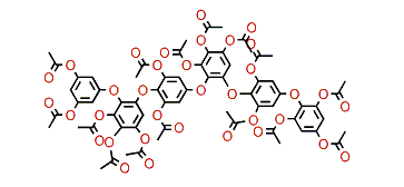 Deshydroxyhexafuhalol C pentadecaacetate